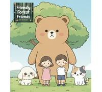 Gentle Forest Friends: A Cozy Adult Coloring Book of Bears, Dogs, Cats, and Childhood Wonder