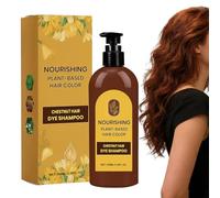 Gentle Hair Dye Shampoo, Natural Nourishing Formula, 100ML Gray Hair Coverage for Smooth Color, Safe Plant-Based Ingredient, Daily Use Shampoo for Men, Women, Teens, and Family