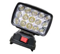 Gentle Illuminations Lampe de travail LED avec lumière douce, avec USB | Sortie pour réduire la consommation d'énergie pour des applications économiques sur les chantiers de travail avec protections
