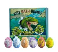 Gentle Kids Bath Ball - Long Lasting Toy Inside, Shower Steamer with Fun Surprise, Fizzy Balls with Soothing Scent, Bath Set for Boys Girls, Baths Ball for Christmas Spa Gift