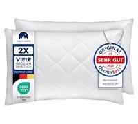 Gentle North Lot de 2 oreillers (30x50 cm Gros) - pour lit et comme Coussin canape décoratif - avec Fermeture éclair pour Le Rembourrage - Coussin de canapé - Lavable jusqu'à 60 °C, Certifié Öko-Tex