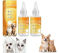 Gentle Pet Eye Care Drops| Pet Tear Stain Remover Serum (2Pcs, 30ml) | Pet Eye Stain Remover Essence Nourishing Drops| Cleaning The Eye Area for Dogs & Cats