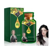 Gentle Plant-Based Quick-Use Hair Dye,Pure Plant Extract For Various Hairs Color Bubble Dye,Botanical Bubble Gentle Hair Coloring Cream,Quick-Acting, Easy To Operate (Natural Black)