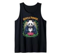 Gentle Power Panda avec Lotus et Bambou Débardeur