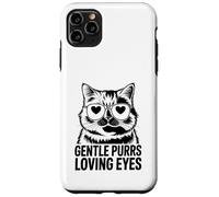 Gentle Purrs Loving Eyes Cat Lover Cat Lover Feline Pet Meow Love Cats Coque pour iPhone 11 Pro Max