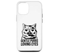 Gentle Purrs Loving Eyes Cat Lover Cat Lover Feline Pet Meow Love Cats Coque pour iPhone 12/12 Pro
