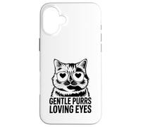 Gentle Purrs Loving Eyes Cat Lover Cat Lover Feline Pet Meow Love Cats Coque pour iPhone 16 Plus
