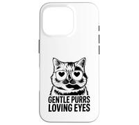 Gentle Purrs Loving Eyes Cat Lover Cat Lover Feline Pet Meow Love Cats Coque pour iPhone 16 Pro
