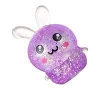 Gentle Squish Playthings - Adorable Animated Shiny Hare, 7x4.5x3cm Fidget Relaxation Gadget for Teens Friends, Party Supplies with Calm Relief, Leisure Items, Stress Release Figure for Classroom