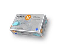 Gentle Touch 0126 Gant jetable Nitrile, Taille M, Bleu