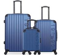 gentleman farmer - lot de 3 - valises grand format, weekend et cabine xxs porter - marine marine G