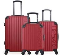 gentleman farmer - lot de 3 - valises weekend, cabine et cabine xxs porter - bordeaux bordeaux G