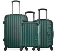 gentleman farmer - lot de 3 - valises weekend, cabine et cabine xxs porter - vert fonce vert fonce G