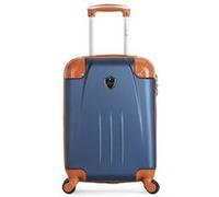 gentleman farmer - valise cabine abs henry-e 4 roues 50 cm - marine marine