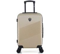 - valise cabine abs/pc peter 4 roues 55 cm - beige
