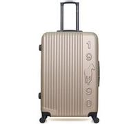 gentleman farmer - valise grand format abs liam 4 roues 75 cm - beige beige G