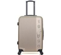 GENTLEMAN FARMER - Valise Weekend ABS LIAM 4 Roues 65 cm Beige