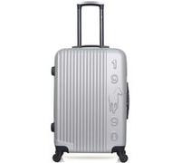 gentleman farmer - valise weekend abs liam 4 roues 65 cm - gris gris G