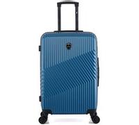 - valise weekend abs/pc peter 4 roues 65 cm - marine