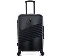 - valise weekend abs/pc peter 4 roues 65 cm - noir