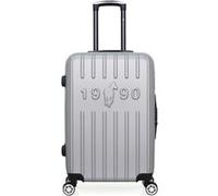 gentleman farmer - valise weekend archie 65 cm 4 roues - gris gris G