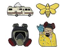 Gentleman Mörder Pin's pour sac à dos et jeans, Klein, Métal non précieux