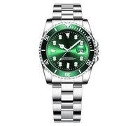 Gentleman's Watch | Sangle en acier Watch analogique imperméable pour les hommes | 32 mm de bracelet commercial facile à lire - Accessoire de mode classique pour les épreuves quotidiennes, les bureaux