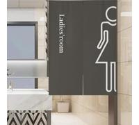 Gentlemen/Ladies Sign Doorway Curtain Decor Custom Size