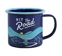 Gentlemen's Hardware GEN322 Mug en émail Motif vélo Bleu marine