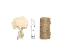 Gentlemen's Hardware Kit de démarrage pour Jardin débutant - Coffret Cadeau de Jardin d'herbes aromatiques d'intérieur - 8 pièces - Noir