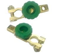 Gentpovth 2 Pièces Interrupteur de Déconnexion Universel pour Batterie, Coupe Circuit 12V/24V, pour Pointes d'Électrodes de 15 à 17 mm, pour Moto, Voiture