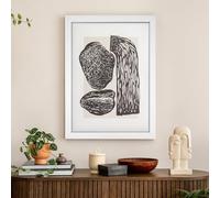 Gentpovth Blanc A4 Couleur du bois Encadrement, robuste et à son design intemporel, beauté rustique élégante à vos photos,œuvres d'art ou certificats,pour le salon, la chambre à coucher, les bureaux