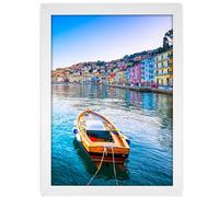 Gentpovth format A3 Grand cadre en bois blanc pour photos, décoration murale élégante dans, pour souvenirs les plus précieux, œuvres d'art ou certificats, maison ou bureau, ajoutez personnelle à pièce