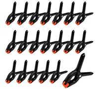 Gentpovth Lot de 20 pinces à ressort, en plastique, 5,8 cm, 70 mm, petites pinces de serrage haute performance, pour le travail du bois, pour projets de bricolage, studio photo