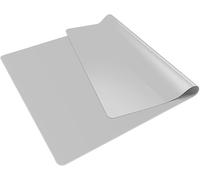 Gentpovth Tapis à Pâtisserie en Silicone Anti-dérapant et Anti-adhérent, Tapis de Cuisson Patisserie Réutilisable Baking Mat Fondant Pâte, pour les Macarons,les Biscuits et les Pizzas(Gris)
