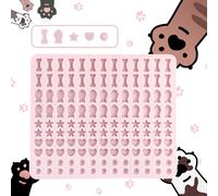 Gentpovth Tapis de Cuisson Biscuits pour Chiens, Moule à Friandises pour Animaux de Compagnie, Animaux de Compagnie Moule Réutilisable, Moule de Cuisson en Silicone pour Friandisespour Chien