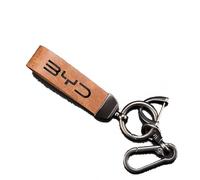 GENTRE Auto Porte-clé pour BYD ATTO 3 Yuan Qin Han Tang Plus DM-i,Porte-clés de Remplacement pour Voiture avec Logo, Porte-clés pour Homme et Femme,C/Brown-A/OneSize