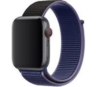 Genuine Apple Watch Nylon Sport Loop Band Strap 44Mm 45Mm 46Mm - Bleu Nuit