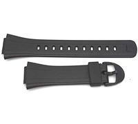 Genuine Casio Black Resin 27/16mm Watch Strap- 10090624