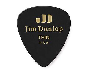 Genuine Celluloid Classic, Player's Pack de 12, black, thin