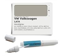 Genuine Colors Stylo de Retouche ASCOTGRAU LA7A pour VW Volkswagen Gris GOLF POLO PASSAT JETTA BEETLE ID.3 CALIFORNIA GTI ID.4 NEW LUPO 20TH ANNIV 6.1