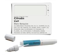 Genuine Colors Stylo de Retouche BLANC BANQUISE EWP pour Citroën AX BERLINGO PICASSO BX C4 C1 JUMPER C3 C5 DS3 C15 XM XANTIA ZX XSARA SAXO JUMPY C8 EVASION DS4 C2 FUKANG PLURIEL C6 C-CROSSER ELYSEE NE