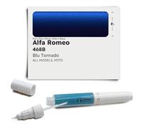 Genuine Colors Stylo de Retouche BLU TORNADO 468B pour Alfa Romeo Sarcelle MITO
