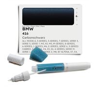 Genuine Colors Stylo de Retouche CARBONSCHWARZ 416 pour BMW Noir 3-SERIES 5-SERIES 7-SERIES SERIE 3 5 7 M3 X5 M5 M-SERIES 8-SERIES 6-SERIES 1-SERIES M6 E-SERIES 6 CABRIO Z-SERIES Z4 X3 X6 4-SERIES M