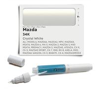 Genuine Colors Stylo de Retouche CRYSTAL WHITE 34K pour Mazda Blanc MAZDA6 MAZDA2 MPV MAZDA3 MIATA 6 MX-5 2 3 MX5 PREMACY 5 MAZDA5 ATENZA CX-9 CX-5 SPORT CX-7 RX8 RX-8 AXELA WAGON CX-3 BIANTE CX-4 MA