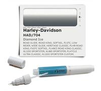 Genuine Colors Stylo de Retouche DIAMOND ICE HAD 704 pour Harley-Davidson Blanc ROAD GLIDE KING SOFTAIL FLSTC LOW RIDER WIDE HERITAGE CLASSIC FLHR FXSTC FLHRCI XL1200 SPORTSTER XL883 FLHTCUI ULTRA CUS