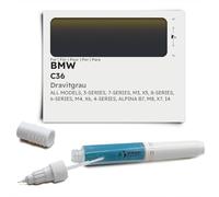 Genuine Colors Stylo de Retouche DRAVITGRAU C36 pour BMW Gris 3-SERIES 7-SERIES M3 X5 8-SERIES 6-SERIES M4 X6 4-SERIES ALPINA B7 M8 X7 I4