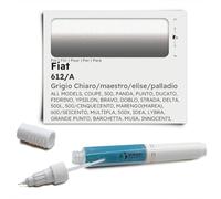Genuine Colors Stylo de Retouche GRIGIO CHIARO MAESTRO ELISE PALLADIO 612 A pour Fiat Gris COUPE 500 PANDA PUNTO DUCATO FIORINO YPSILON BRAVO DOBLO STRADA DELTA 500L CINQUECENTO MARENGO(MAREA) 600 SE