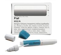 Genuine Colors Stylo de Retouche GRIGIO CHIARO MAESTRO ELISE PALLADIO 612 A pour Fiat Gris COUPE 500 PANDA PUNTO DUCATO FIORINO YPSILON BRAVO DOBLO STRADA DELTA 500L CINQUECENTO MARENGO(MAREA) 600 SE