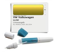Genuine Colors Stylo de Retouche LIMONENGELB LL1W pour VW Volkswagen Jaune GOLF ID.3 ID.4